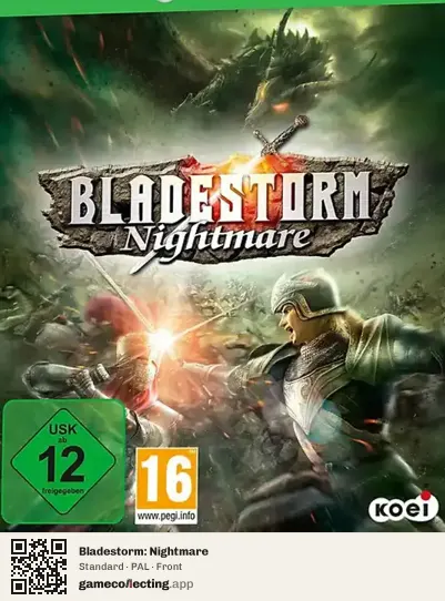 Bladestorm: Nightmare Xbox One, PAL box front