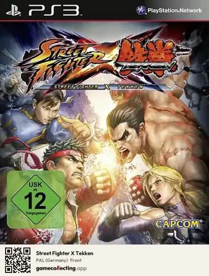 Street Fighter X Tekken PlayStation 3, Germany box front