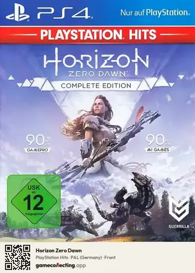 Horizon Zero Dawn PlayStation 4, Germany box front