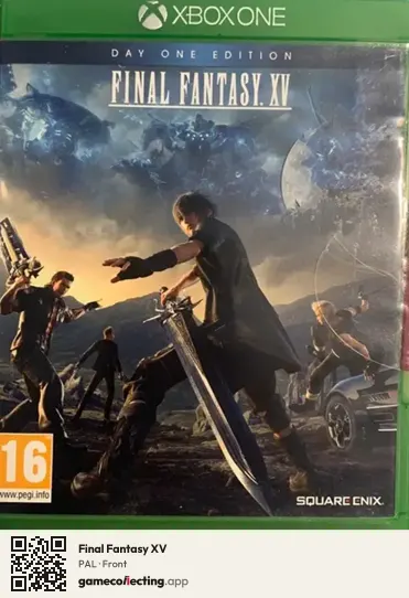 Final Fantasy XV Xbox One, PAL box front