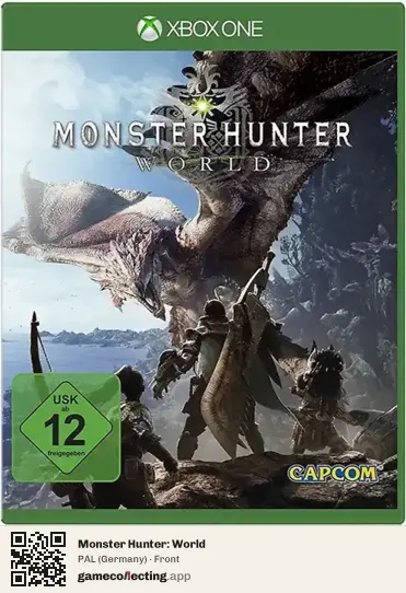 Monster Hunter: World Xbox One, Germany box front