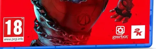 Borderlands 4, the PEGI square on its front