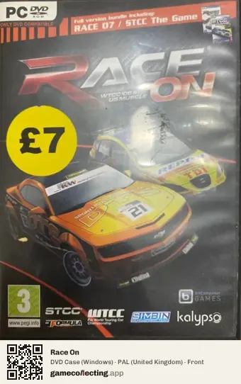 Race On Computer, United Kingdom box front