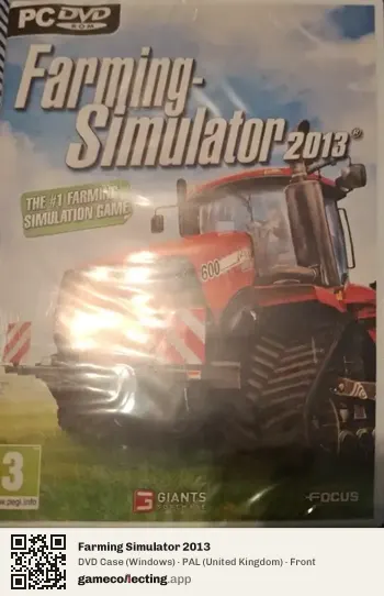 Farming Simulator 2013 Computer, United Kingdom box front