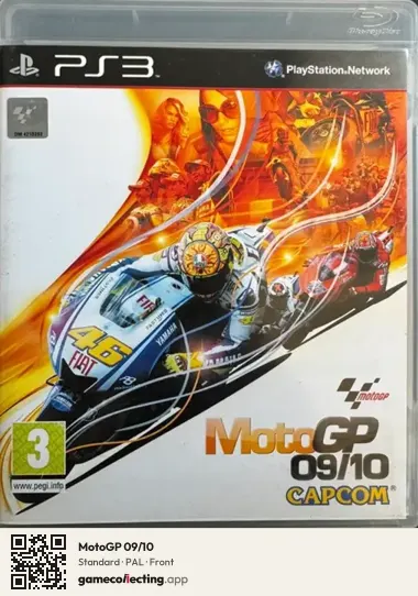 MotoGP 09/10 PlayStation 3, PAL box front