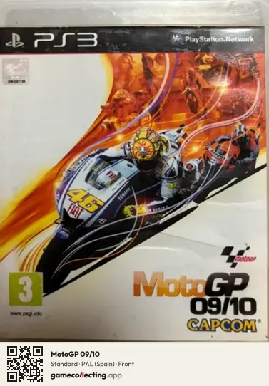 MotoGP 09/10 PlayStation 3, Spain box front