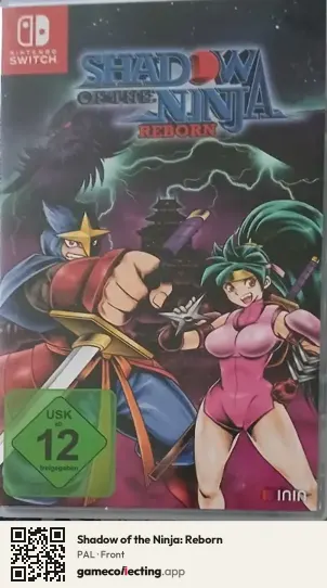 Shadow of the Ninja: Reborn Nintendo Switch, PAL box front