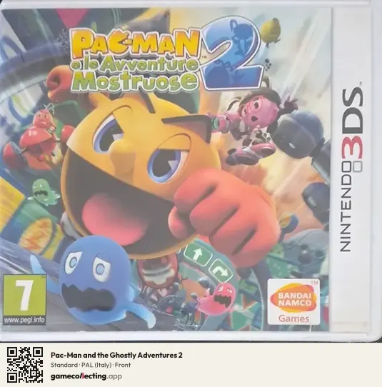 Pac-Man and the Ghostly Adventures 2 Nintendo 3DS, Italy box front