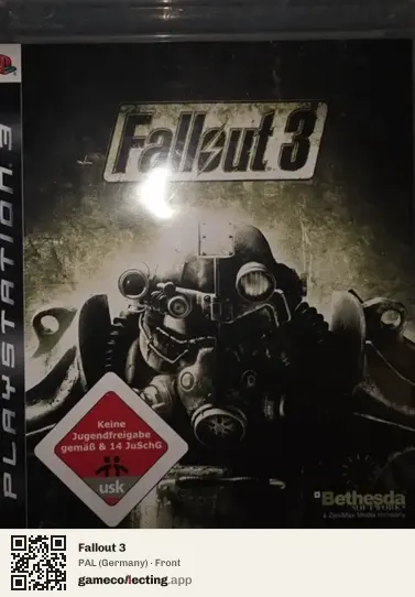 Fallout 3 PlayStation 3, Germany box front