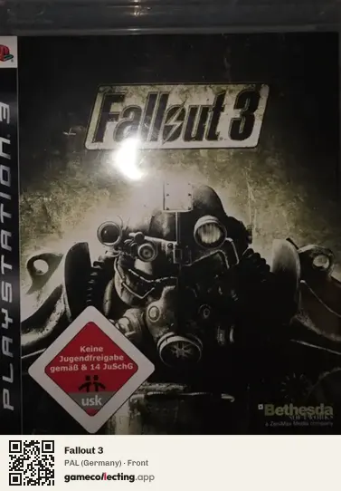 Fallout 3 PlayStation 3, Germany box front