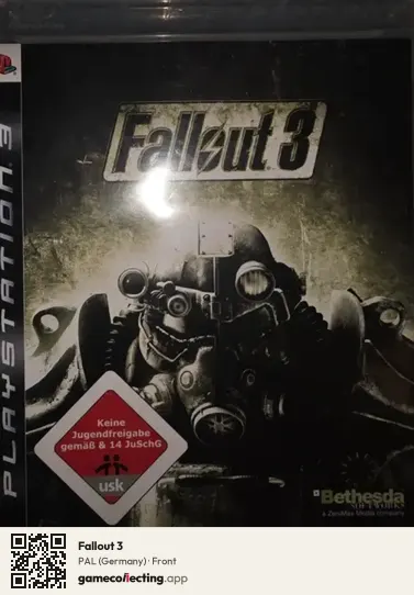 Fallout 3 PlayStation 3, Germany box front