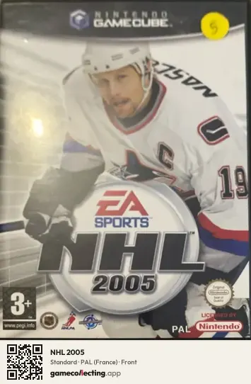 NHL 2005 Nintendo GameCube, France box front