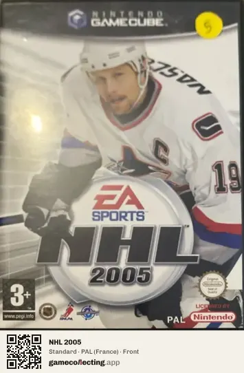 NHL 2005 Nintendo GameCube, France box front