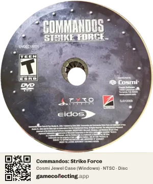Commandos: Strike Force Computer, NTSC disc