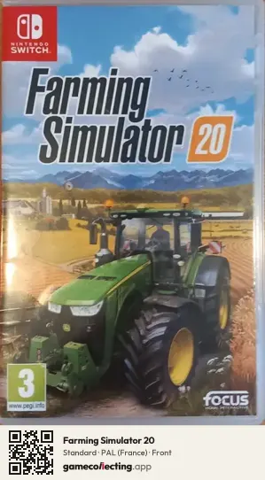 Farming Simulator 20 Nintendo Switch, France box front