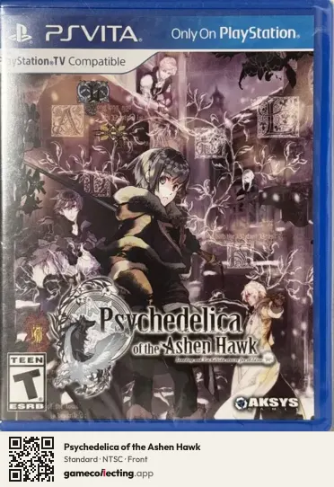 Psychedelica of the Ashen Hawk PlayStation Vita, NTSC box front