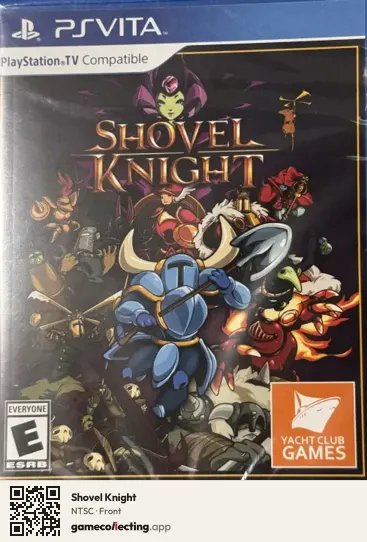 Shovel Knight PlayStation Vita, NTSC box front