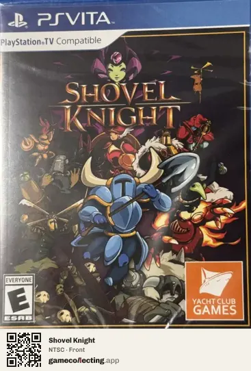 Shovel Knight PlayStation Vita, NTSC box front