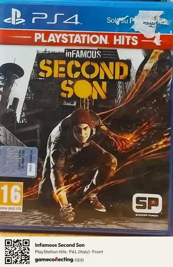 Infamous Second Son PlayStation 4, Italy box front