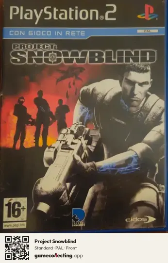 Project Snowblind PlayStation 2, PAL box front