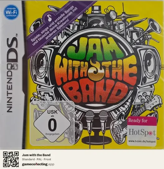 Jam with the Band Nintendo DS, PAL box front