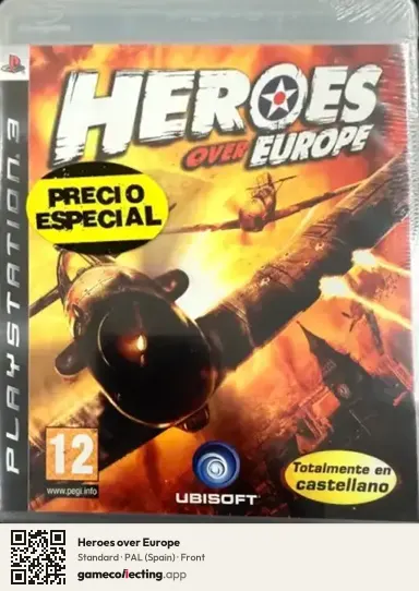 Heroes over Europe PlayStation 3, Spain box front