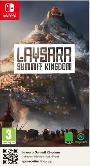 Laysara: Summit Kingdom Nintendo Switch, PAL box front