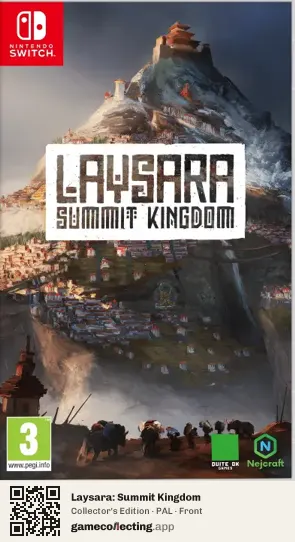 Laysara: Summit Kingdom Nintendo Switch, PAL box front