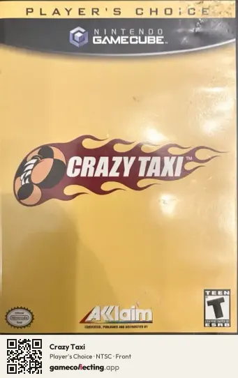 Crazy Taxi Nintendo GameCube, NTSC box front
