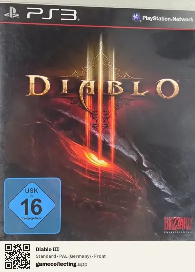 Diablo III PlayStation 3, Germany box front