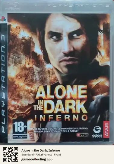 Alone in the Dark: Inferno PlayStation 3, France box front