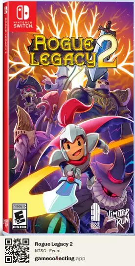 Rogue Legacy 2 Nintendo Switch, NTSC box front