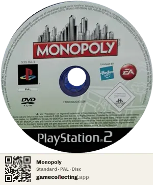 Monopoly PlayStation 2, PAL disc