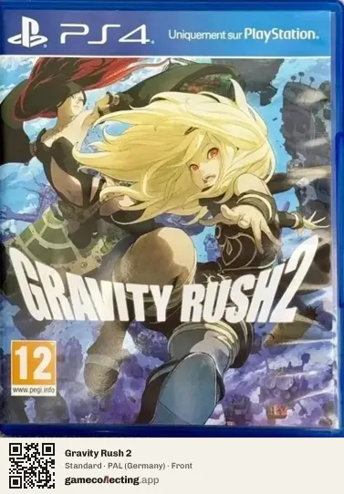 Gravity Rush 2 PlayStation 4, Germany box front