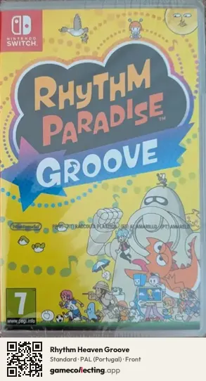 Rhythm Heaven Groove Nintendo Switch, Portugal box front