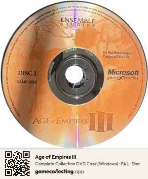 Age of Empires III Computer, PAL disc
