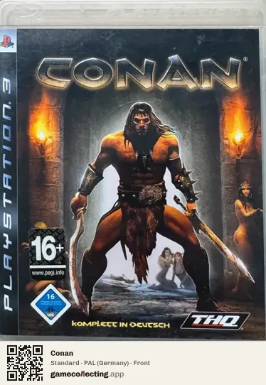 Conan PlayStation 3, Germany box front