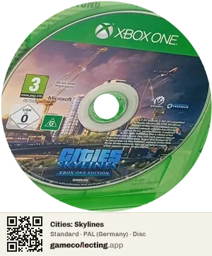 Cities: Skylines Xbox One, PAL disc