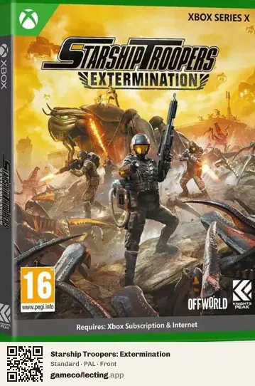 Starship Troopers: Extermination Xbox Series X, PAL box front