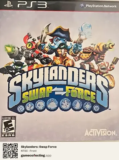 Skylanders: Swap Force PlayStation 3, NTSC box front