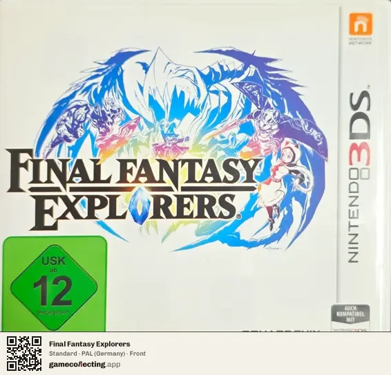 Final Fantasy Explorers Nintendo 3DS, Germany box front