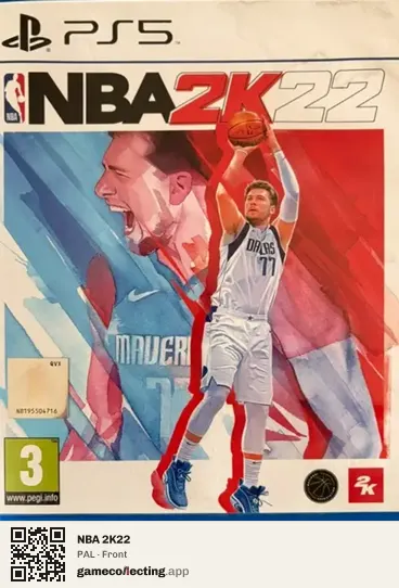 NBA 2K22 PlayStation 5, PAL box front