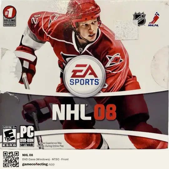 NHL 08 Computer, NTSC box front