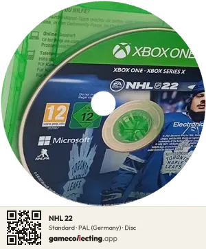 NHL 22 Xbox One, PAL disc