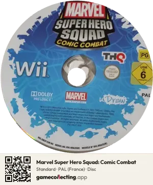 Marvel Super Hero Squad: Comic Combat Nintendo Wii, PAL disc