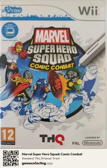 Marvel Super Hero Squad: Comic Combat Nintendo Wii, France box front