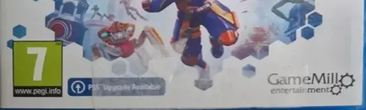 Nerf Legends, the PEGI square on its front