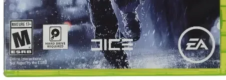 Battlefield 4, the ESRB box on its front