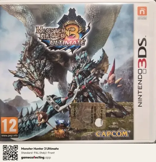 Monster Hunter 3 Ultimate Nintendo 3DS, Italy box front
