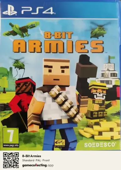 8-Bit Armies PlayStation 4, PAL box front